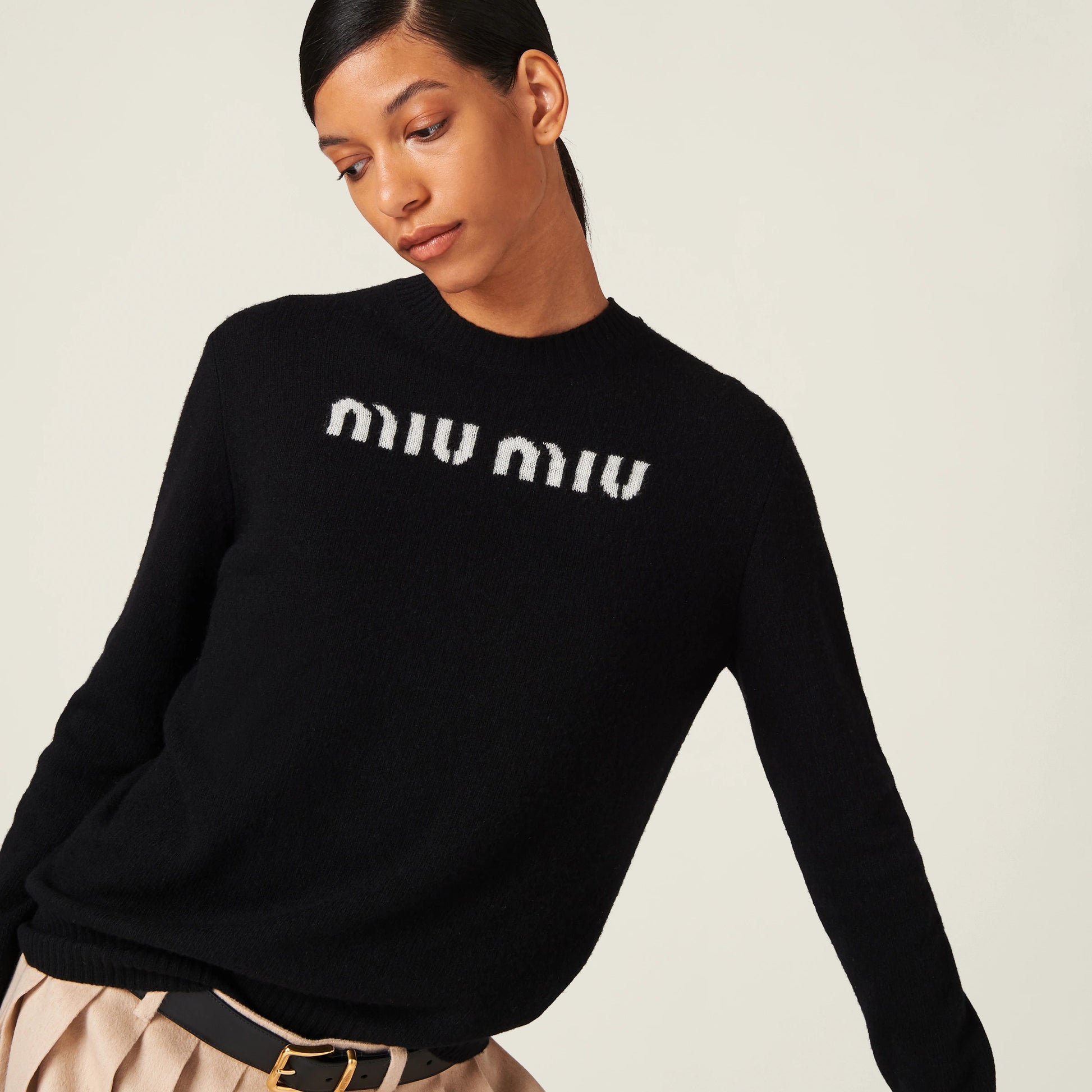 Wool and cashmere sweater