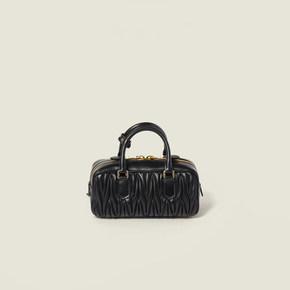 Arcadie matelassé nappa leather bag