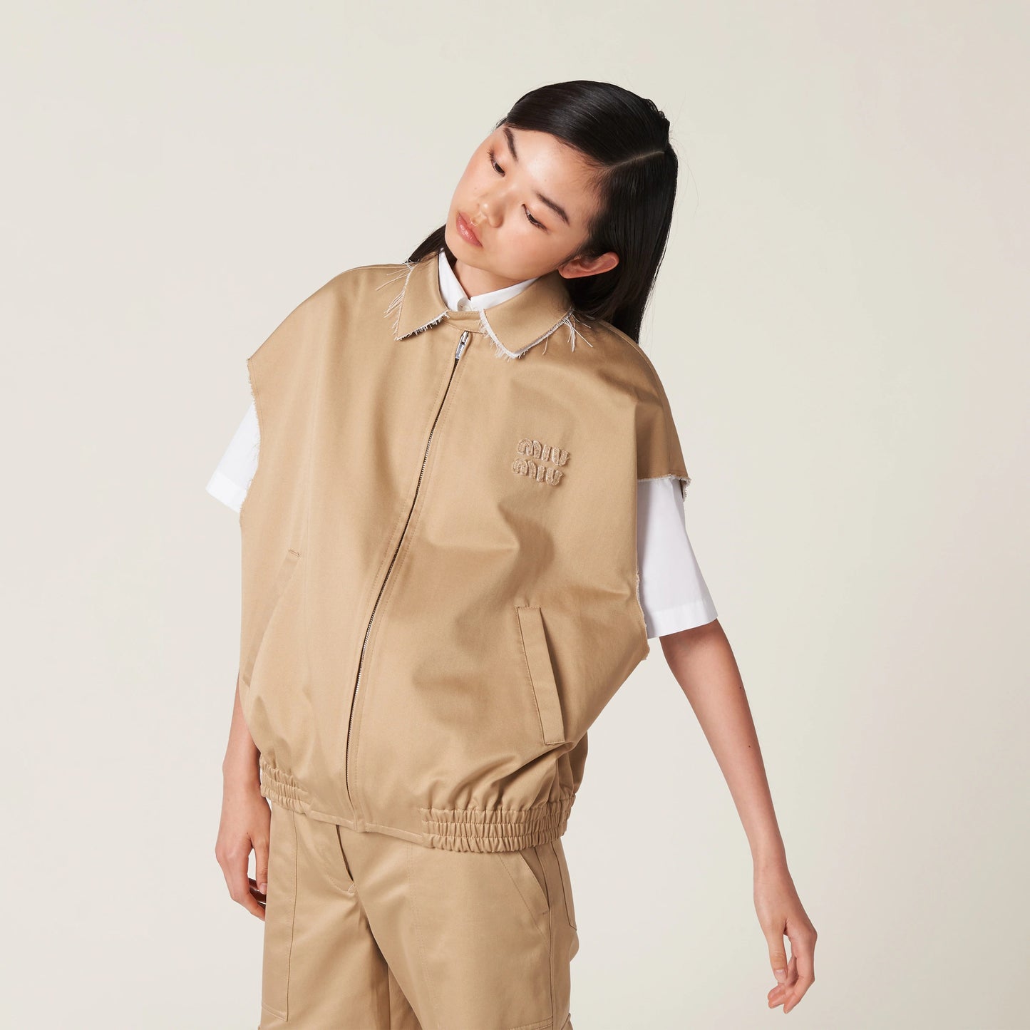 Chino blouson jacket