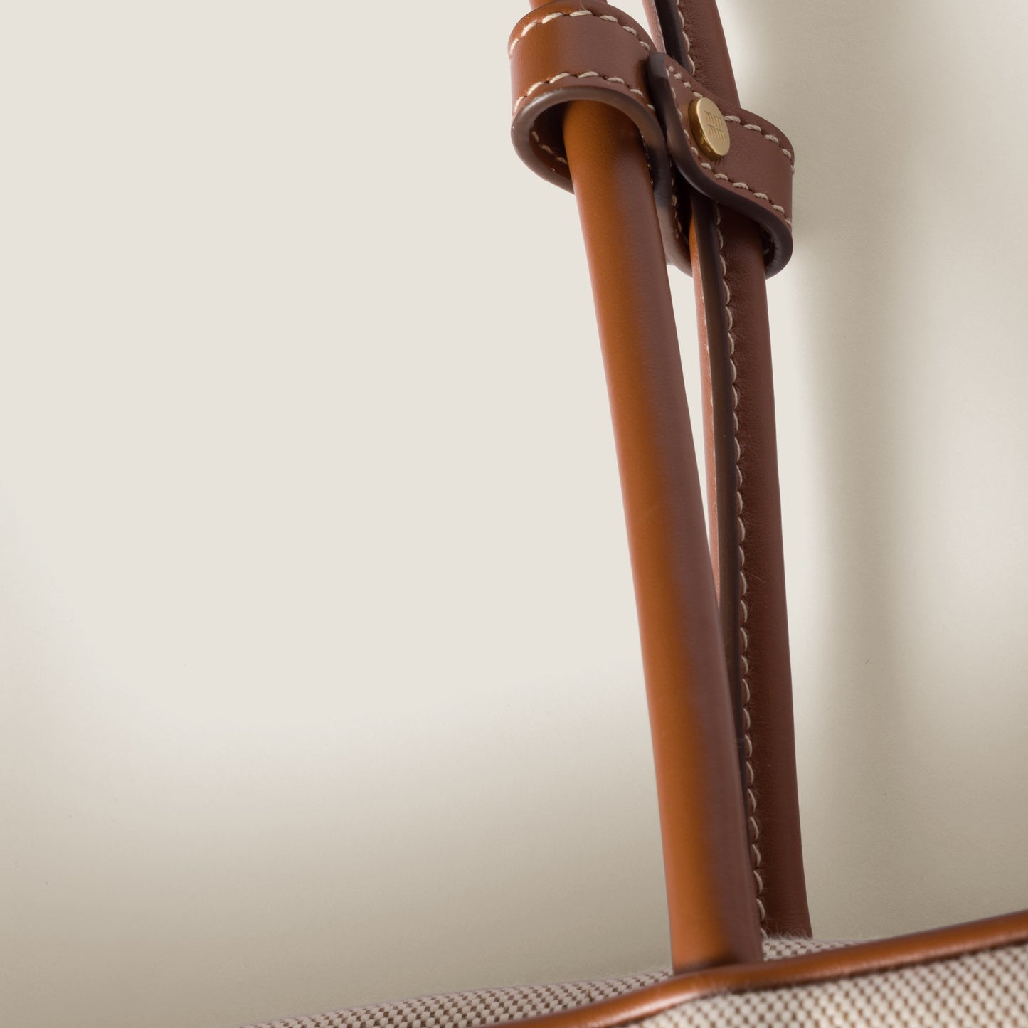 Beau canvas and leather bag