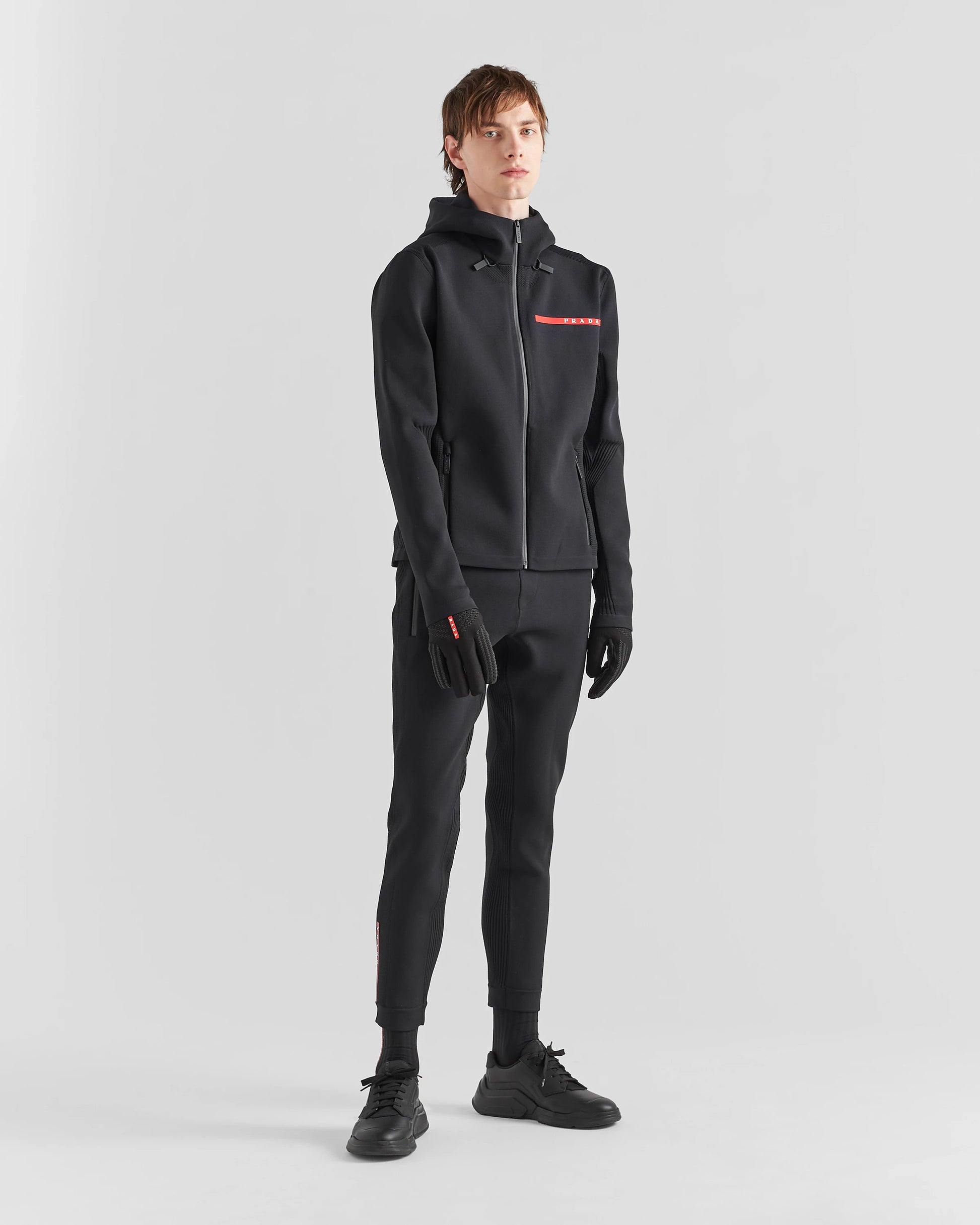 Techno Piqué hoodie