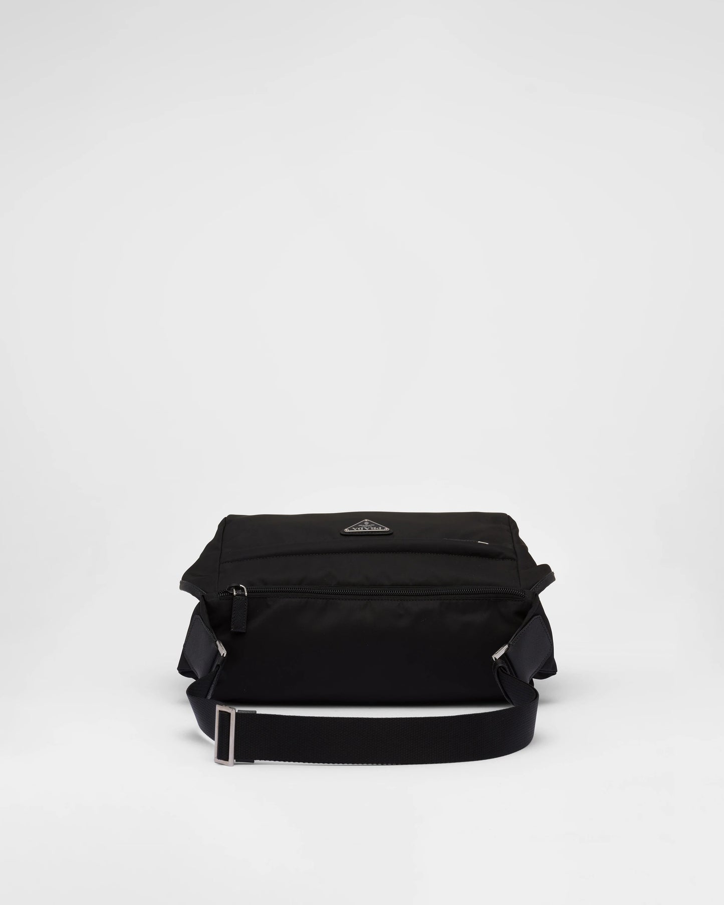 Re-Nylon and Saffiano leather shoulder bag