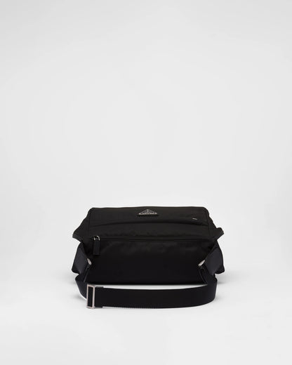 Re-Nylon and Saffiano leather shoulder bag