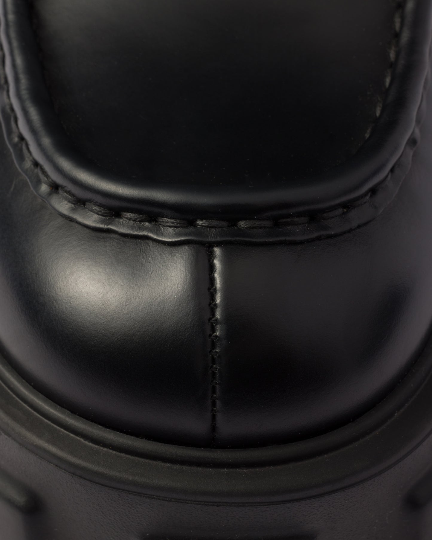 Brushed leather Monolith loafers