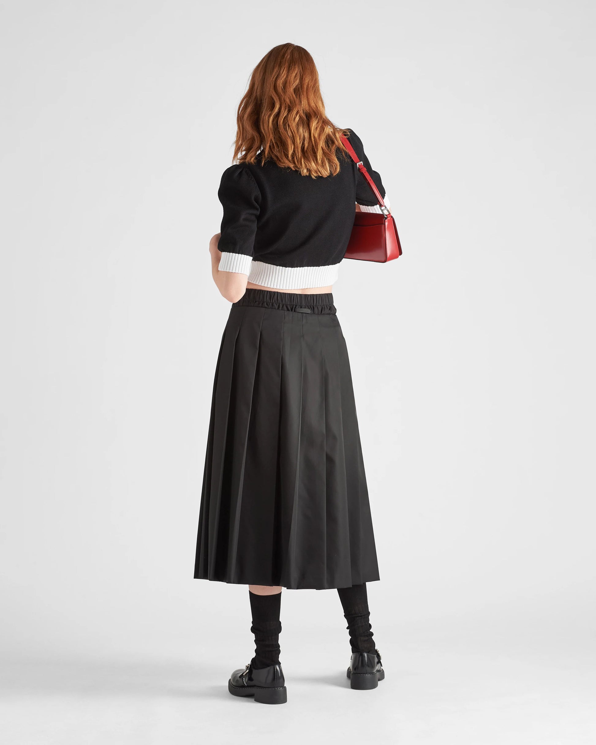 Cropped cotton cardigan