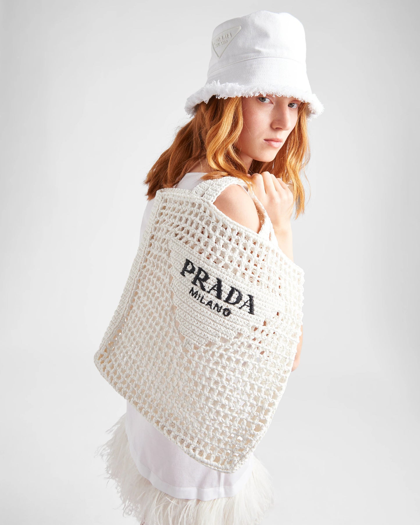 Crochet tote bag