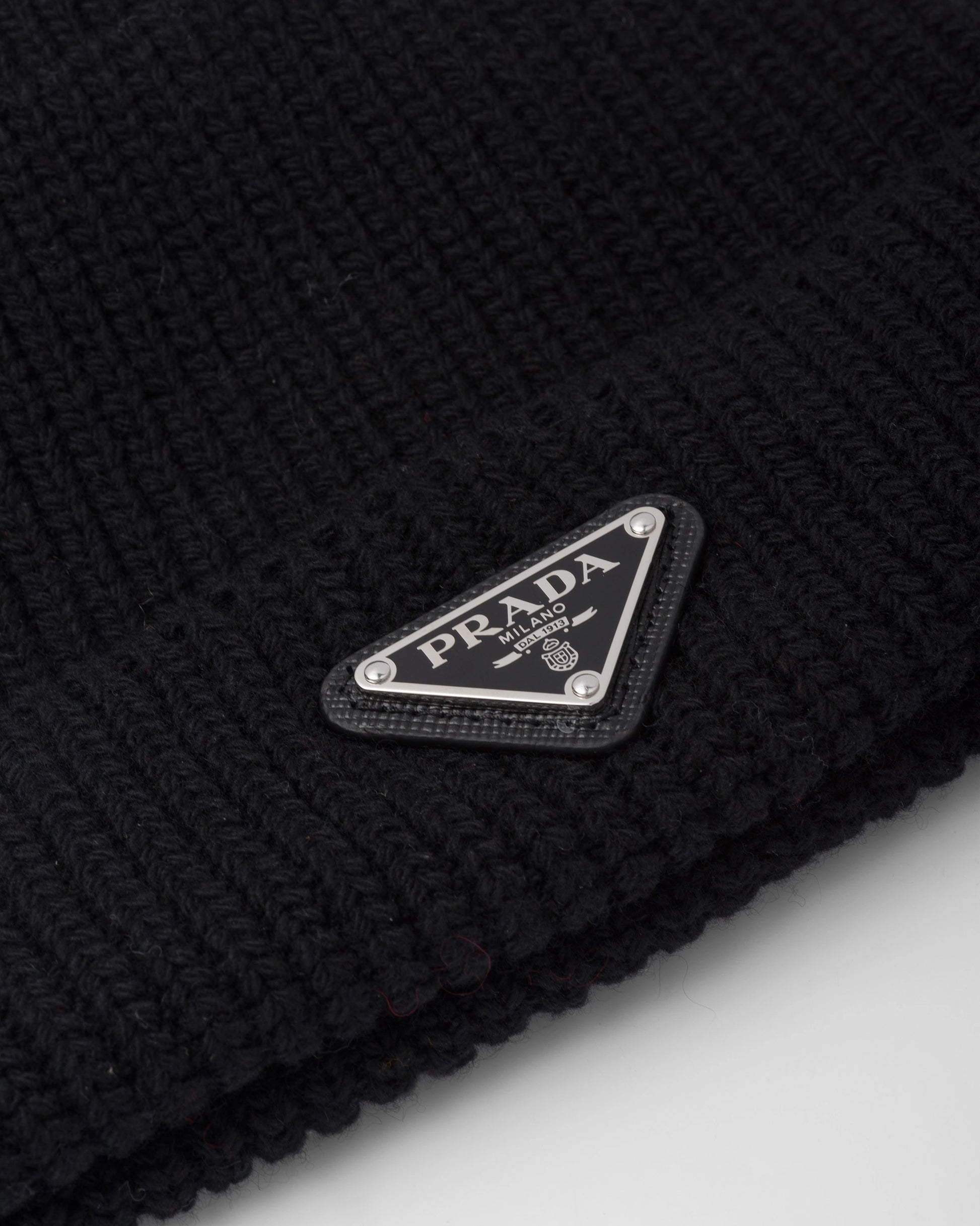 Wool and cashmere beanie