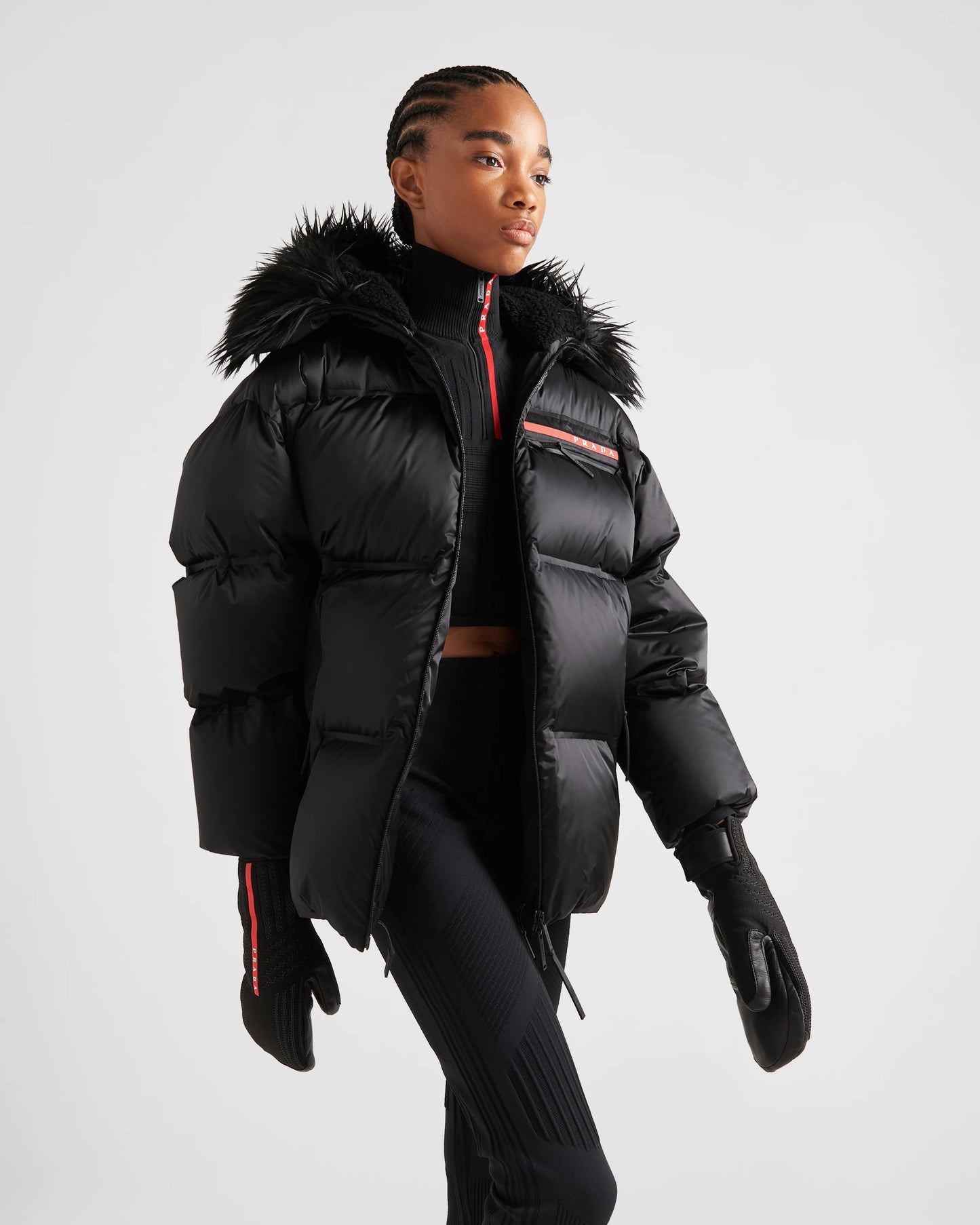 Technical Re-Nylon down jacket