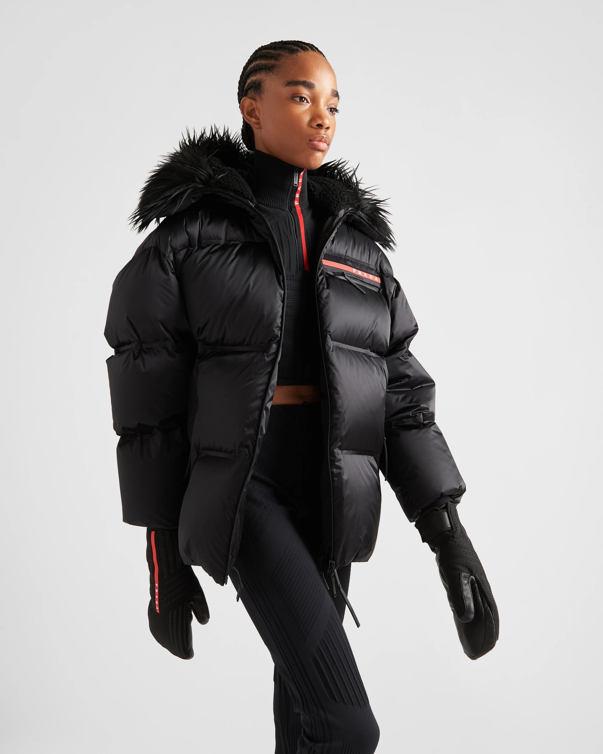 Technical Re-Nylon down jacket