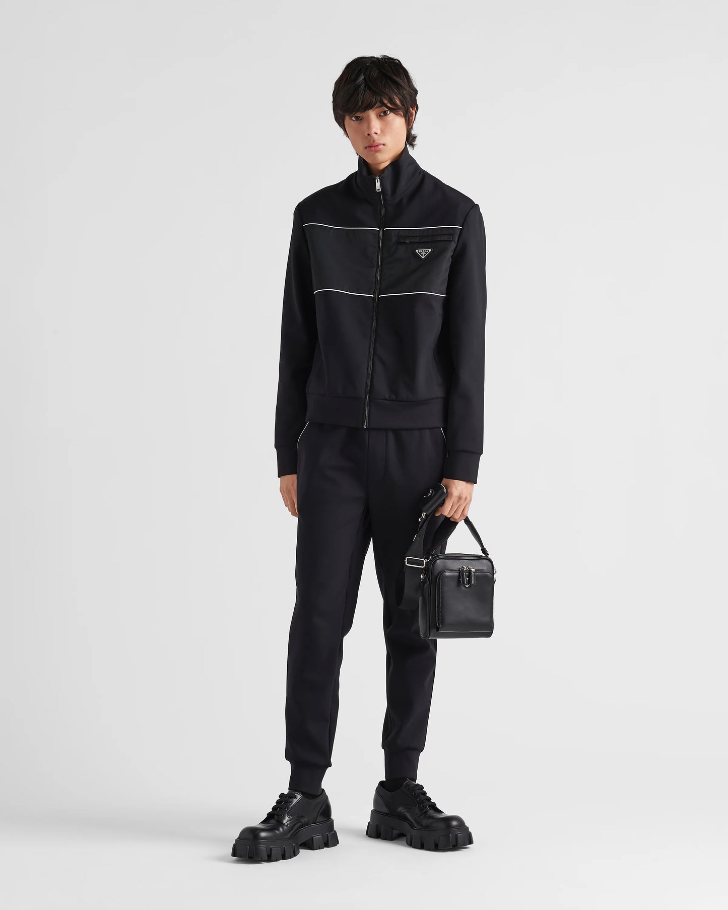 Sweatpants with Re-Nylon details