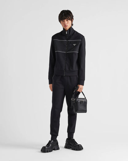 Sweatpants with Re-Nylon details