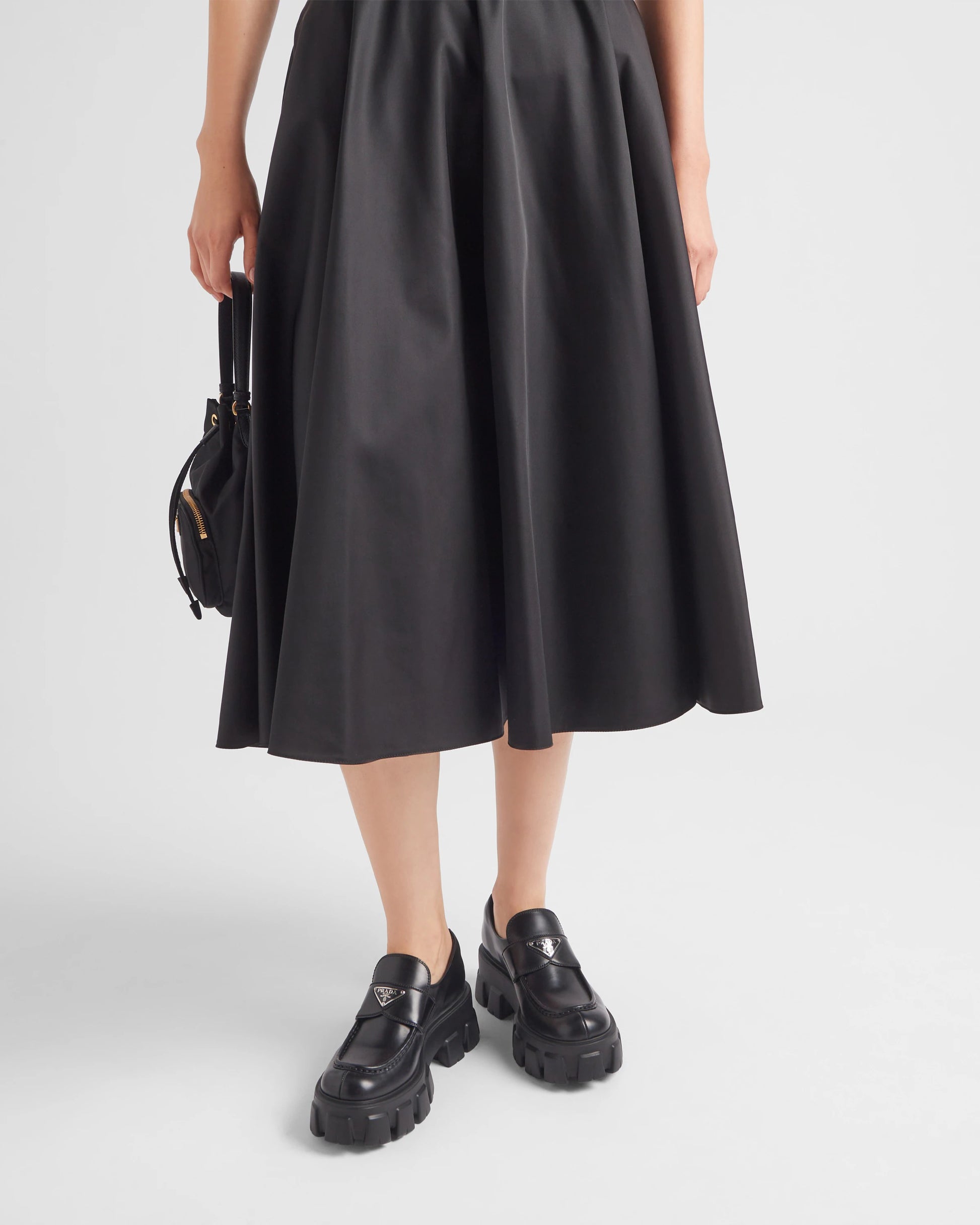 Brushed leather Monolith loafers