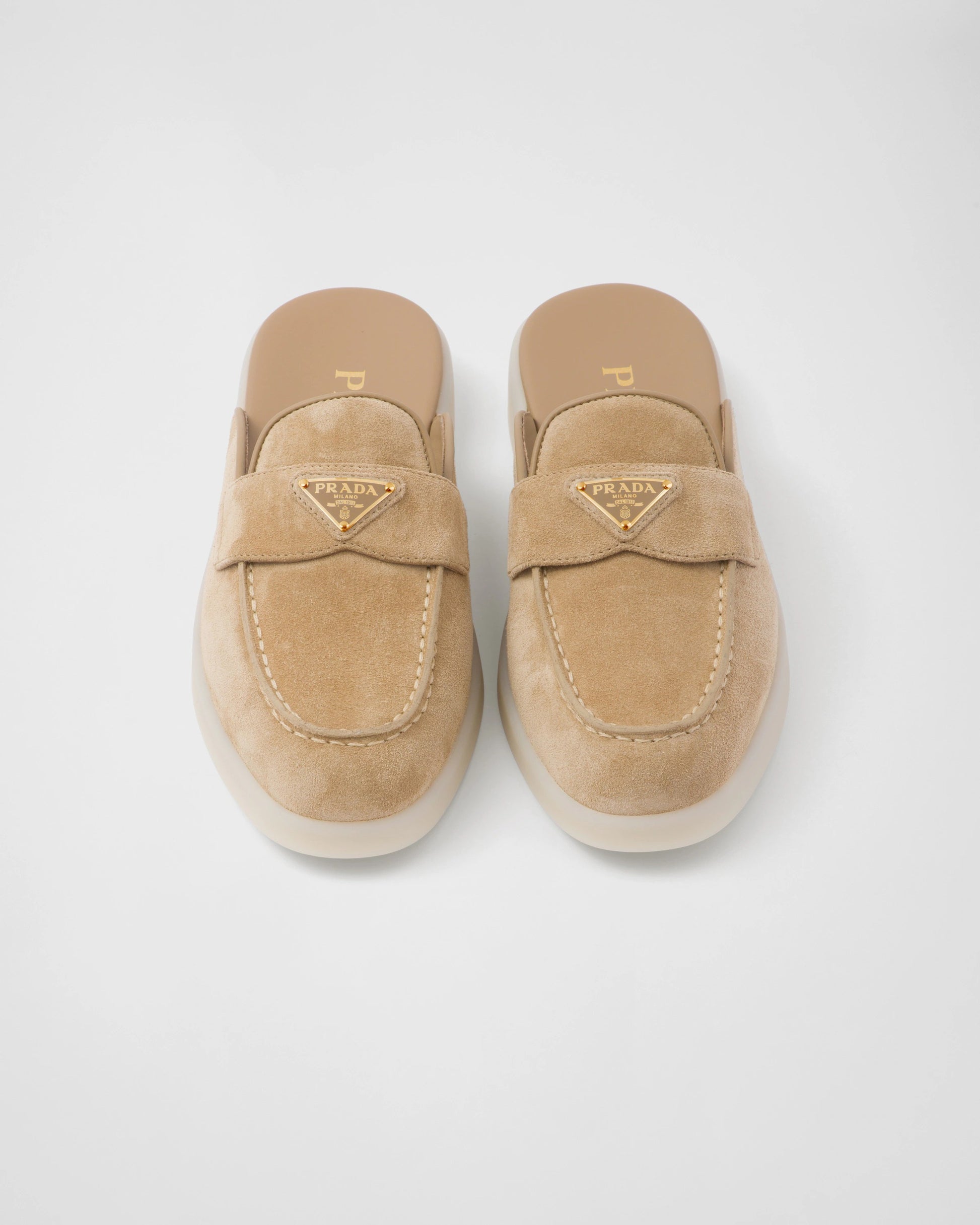 Suede mules
