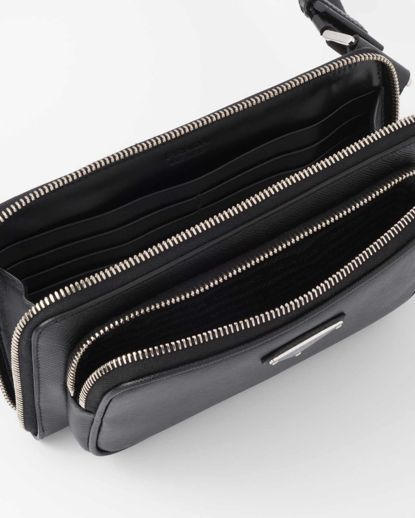 Saffiano leather belt bag