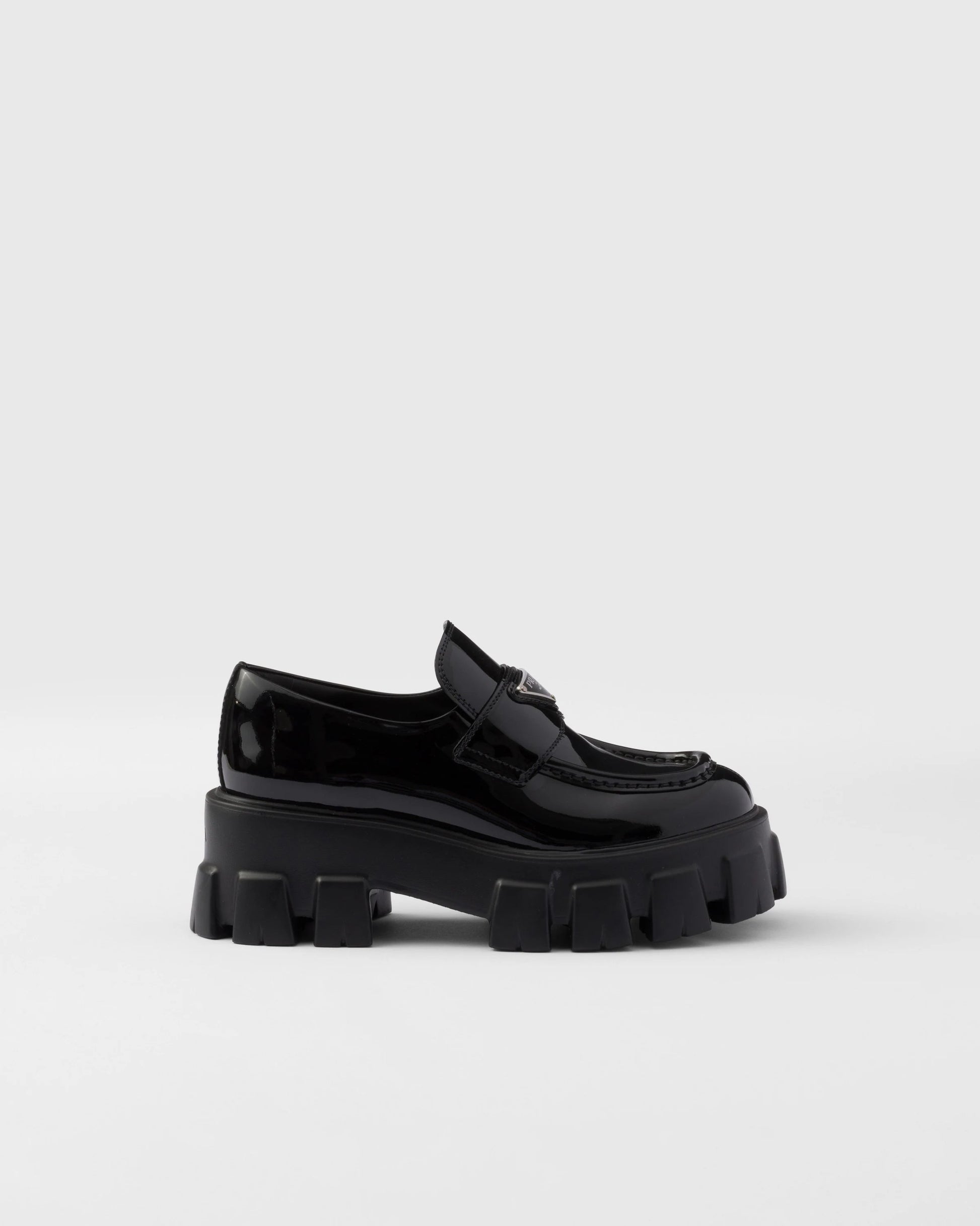 Monolith patent leather loafers