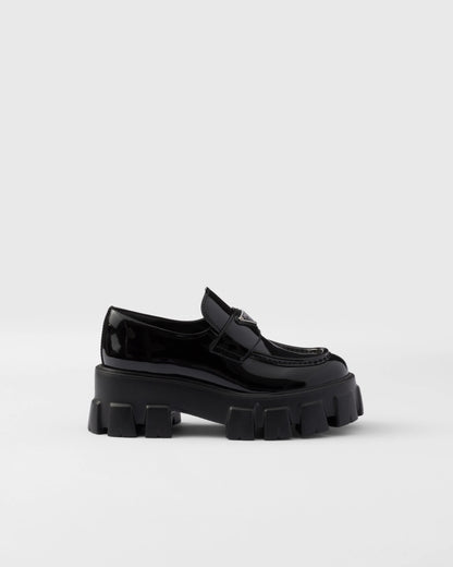 Monolith patent leather loafers