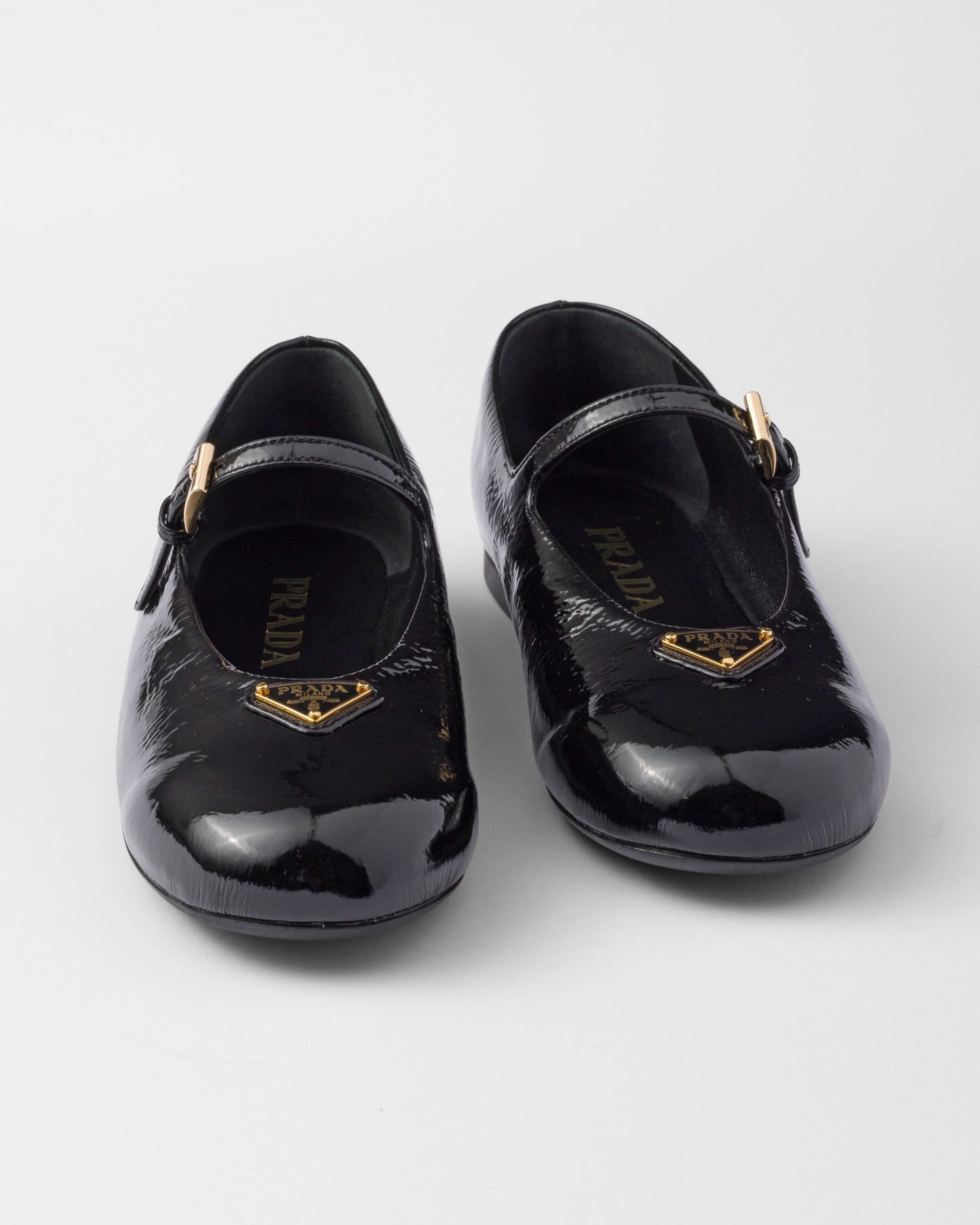 Naplak patent leather ballerinas