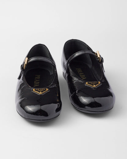 Naplak patent leather ballerinas