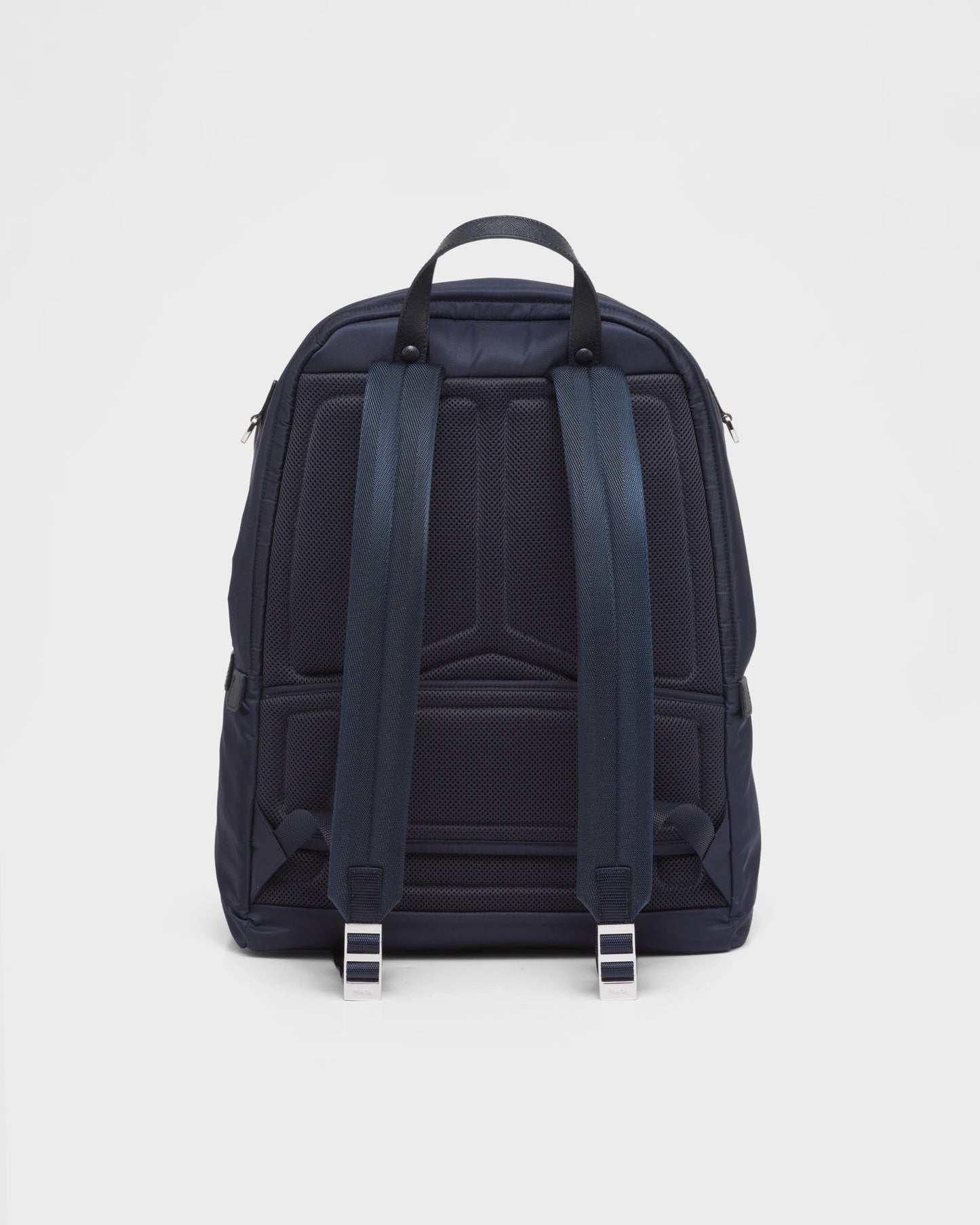 Re-Nylon and Saffiano leather backpack