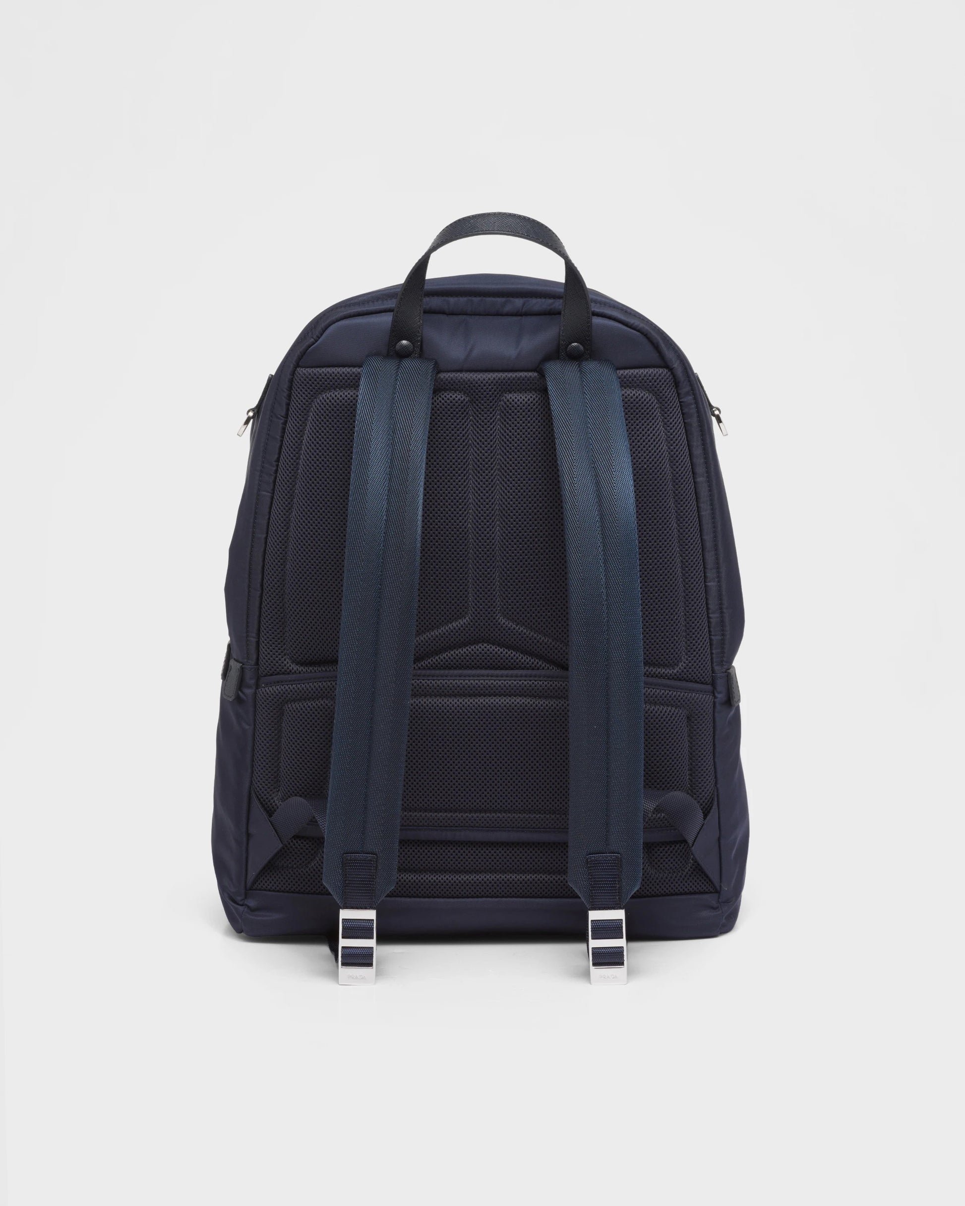 Re-Nylon and Saffiano leather backpack