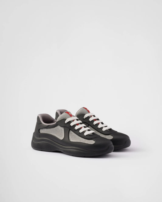 Prada America's Cup Soft rubber and bike fabric sneakers