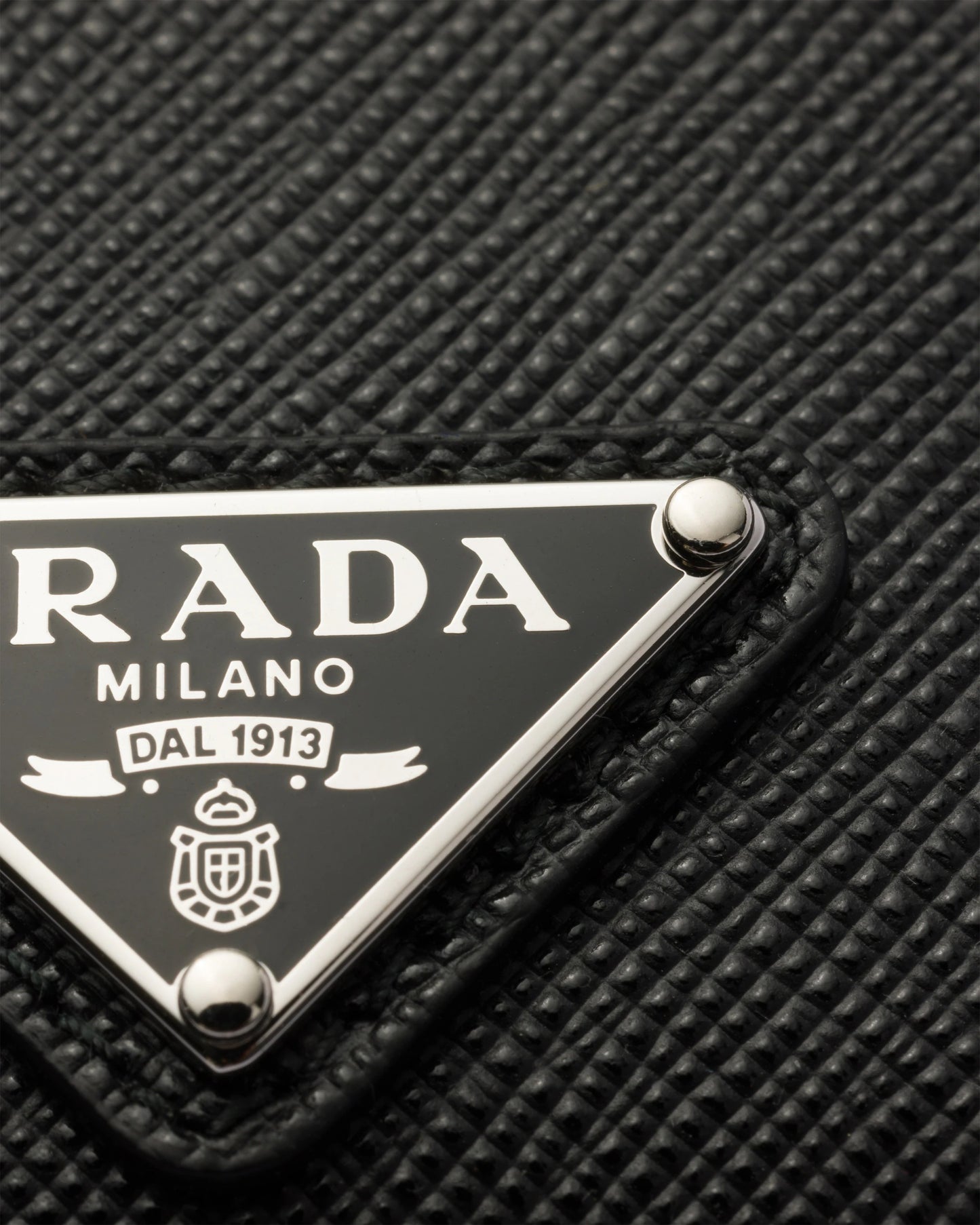 Saffiano Leather Badge Holder