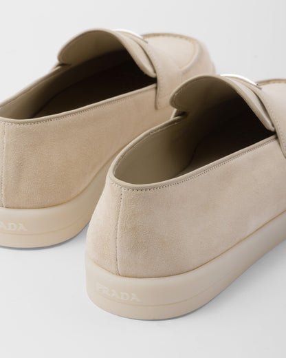 Suede loafers
