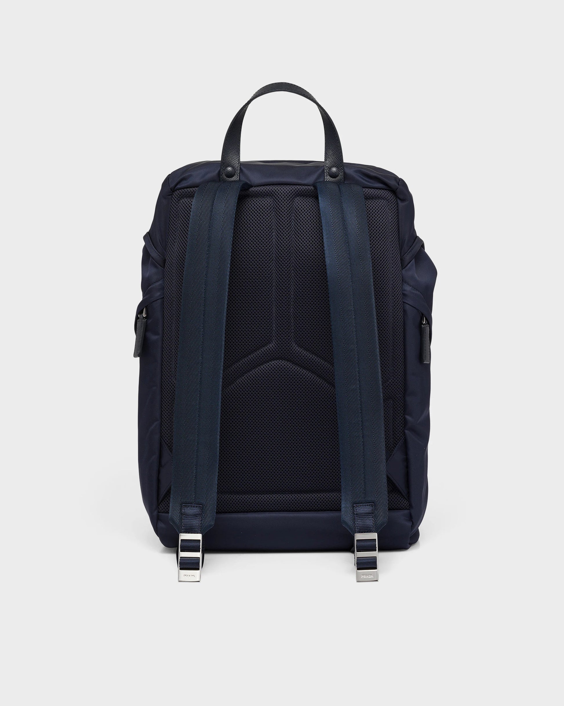 Re-Nylon and Saffiano leather backpack