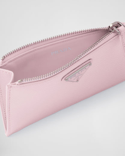 Saffiano leather card holder