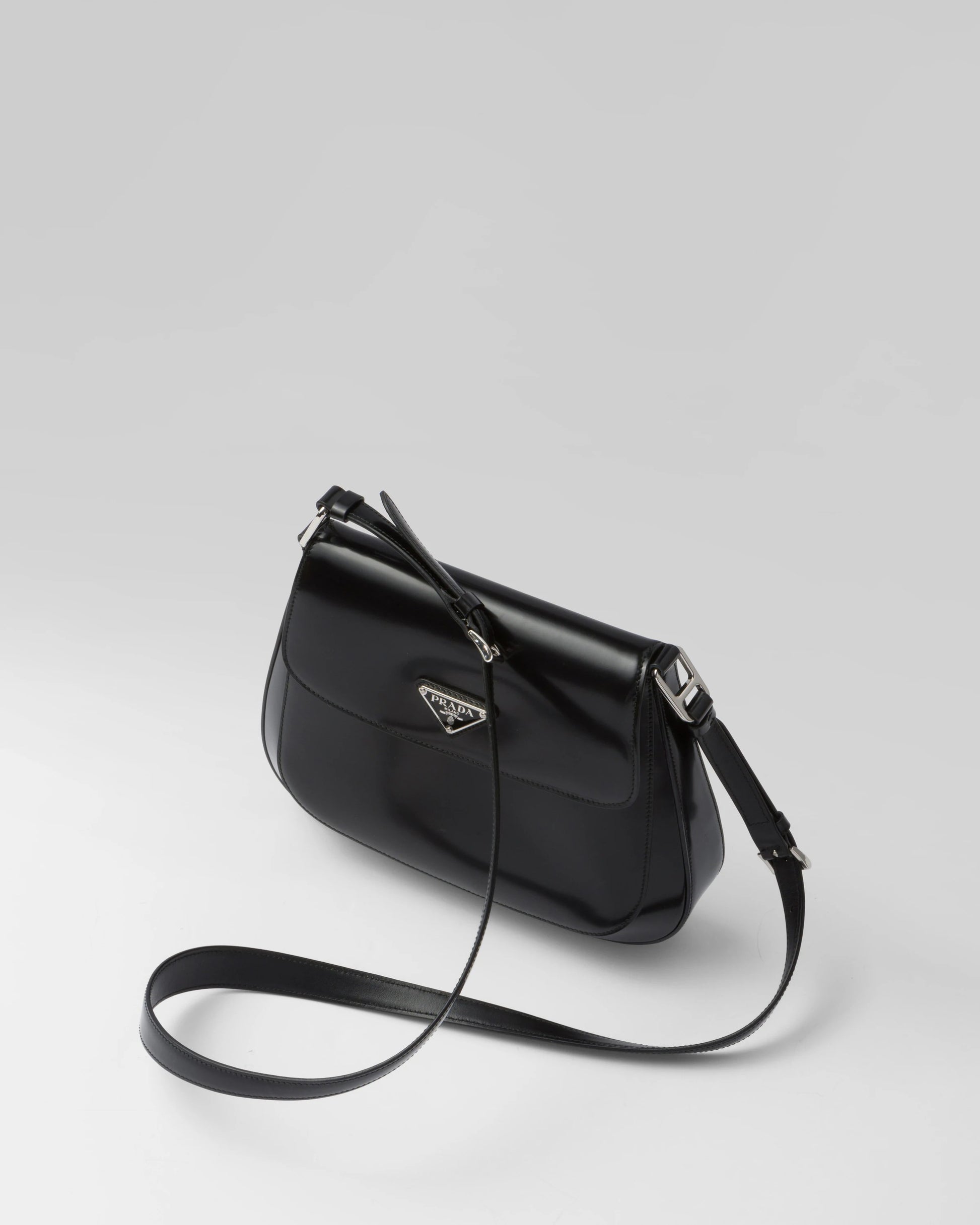 Prada Cleo medium brushed leather shoulder bag