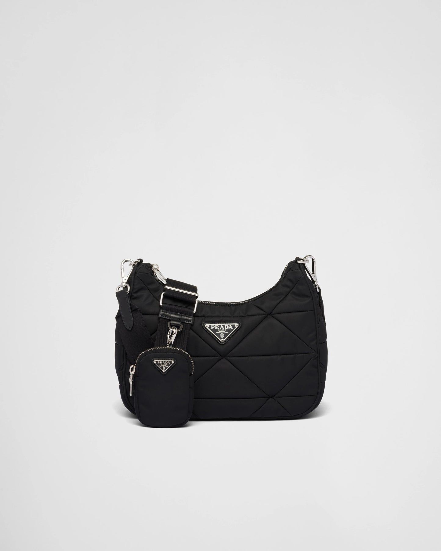 Padded Re-Nylon shoulder bag