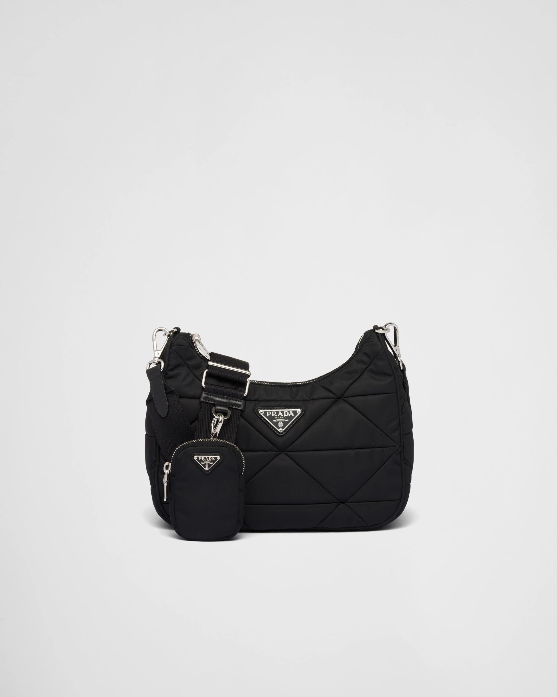 Padded Re-Nylon shoulder bag