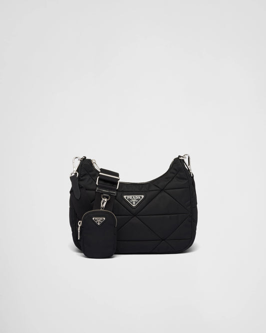 Padded Re-Nylon shoulder bag