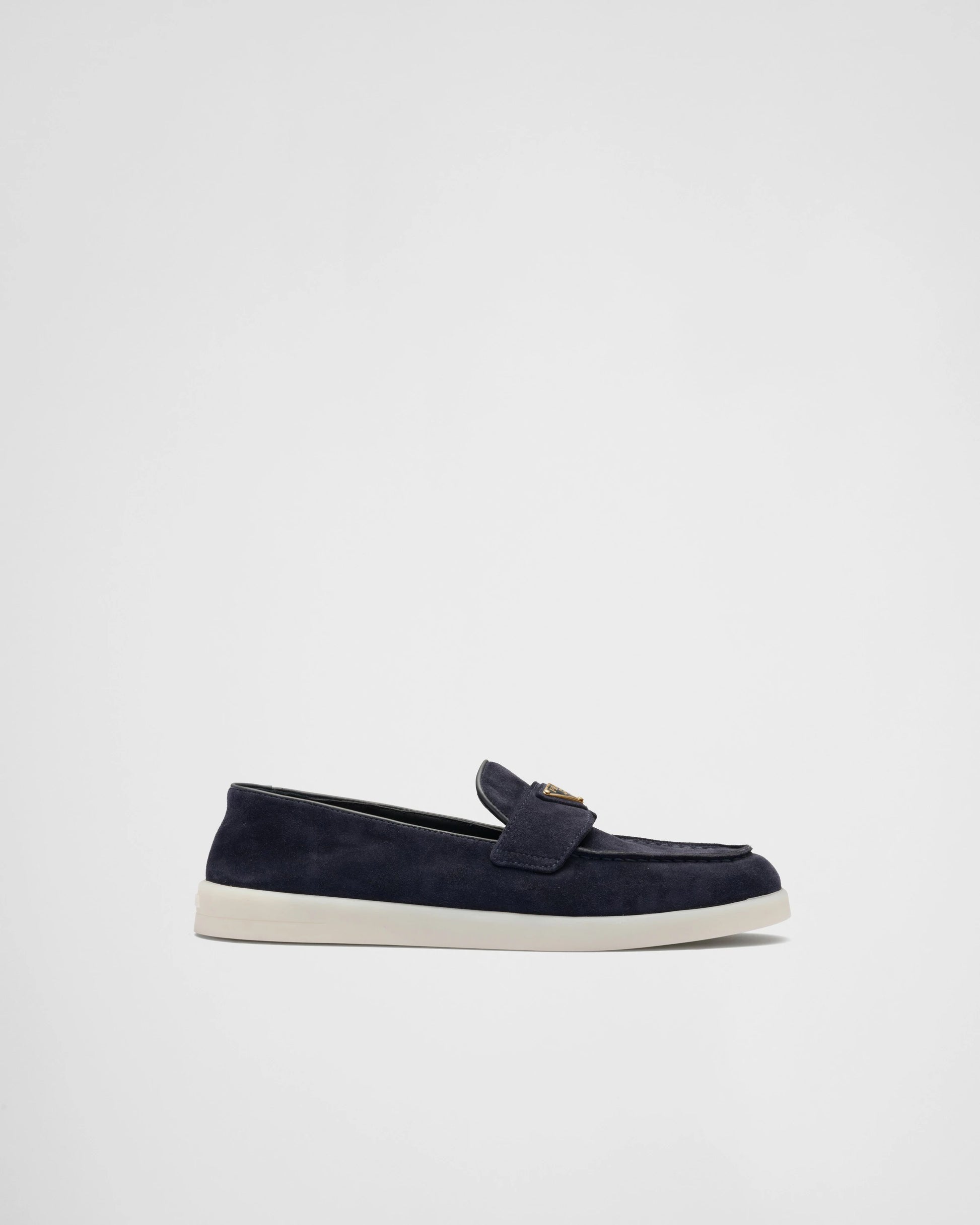 Suede leather loafers