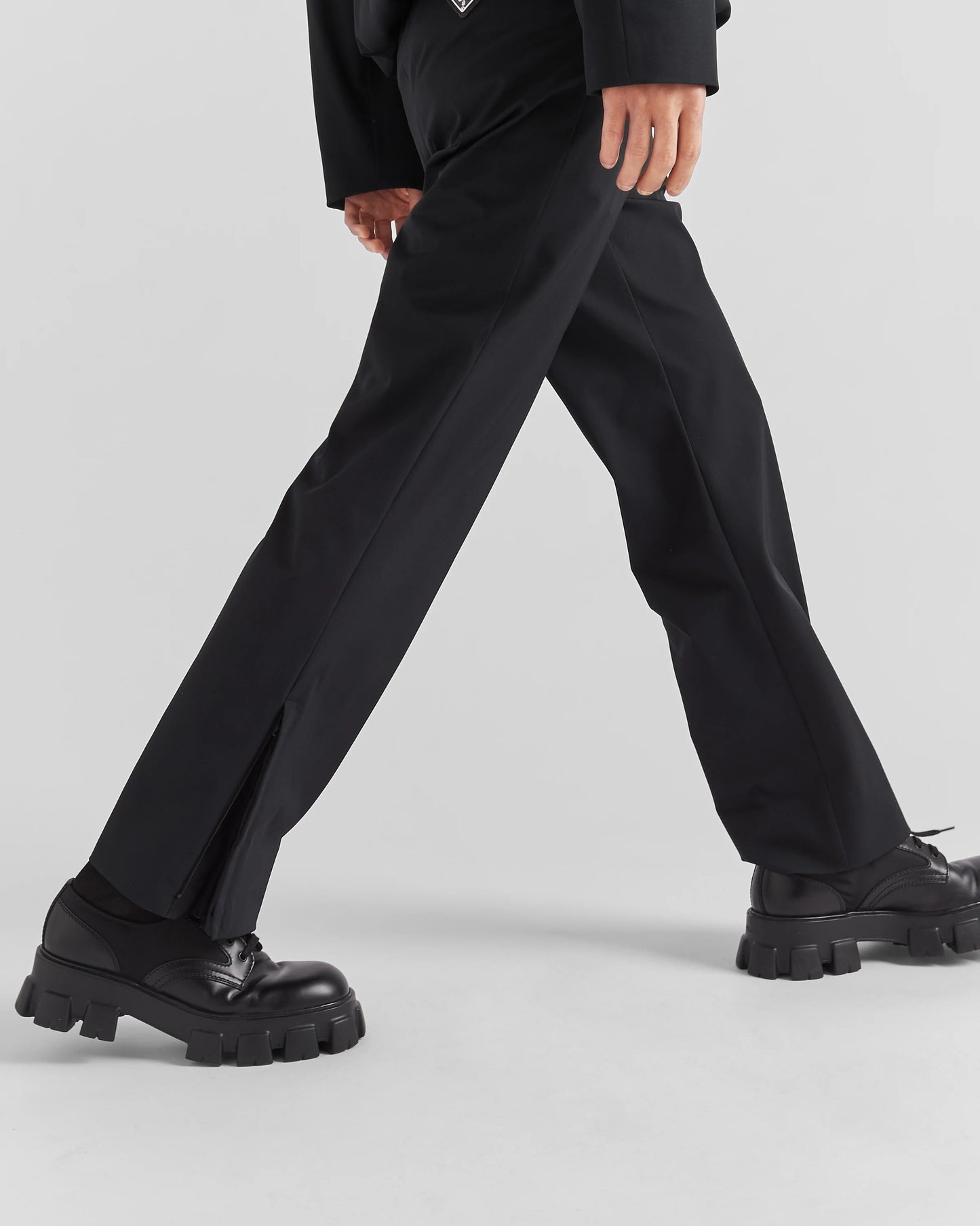 Stretch technical fabric pants