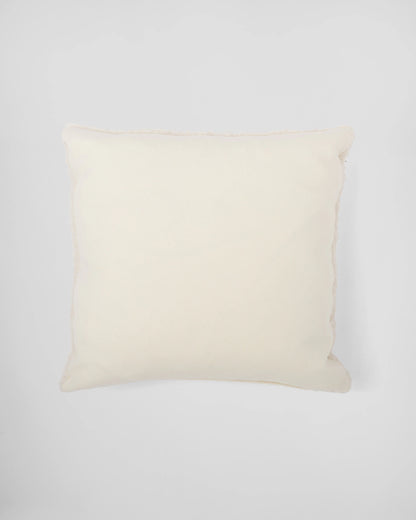 Faux-fur cashmere and wool throw pillow