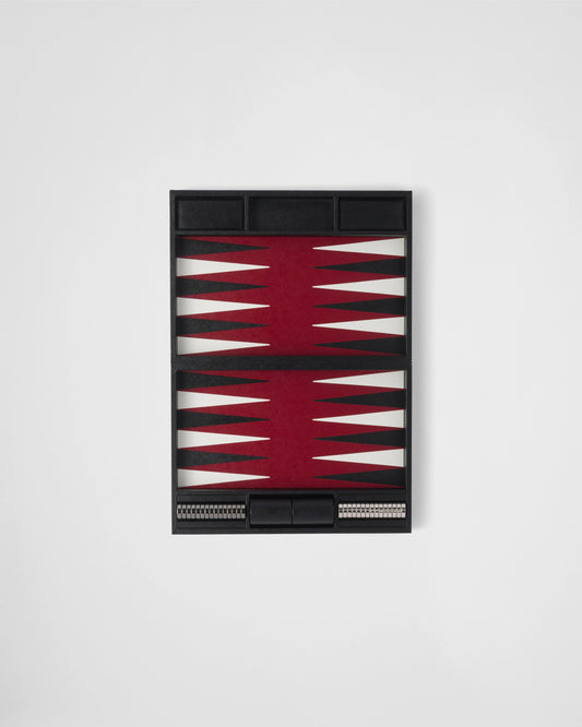 Saffiano Leather Backgammon Set