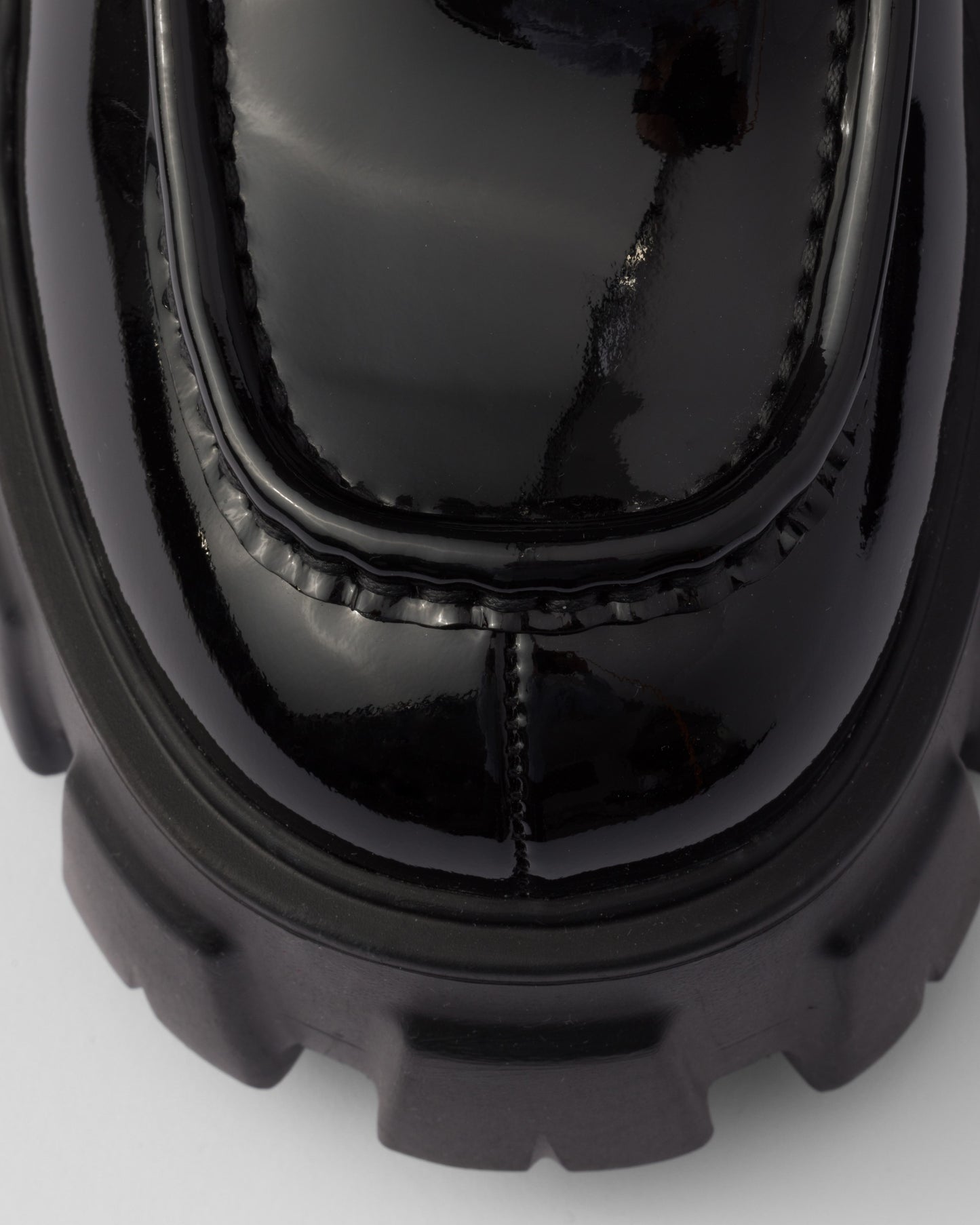 Monolith patent leather loafers