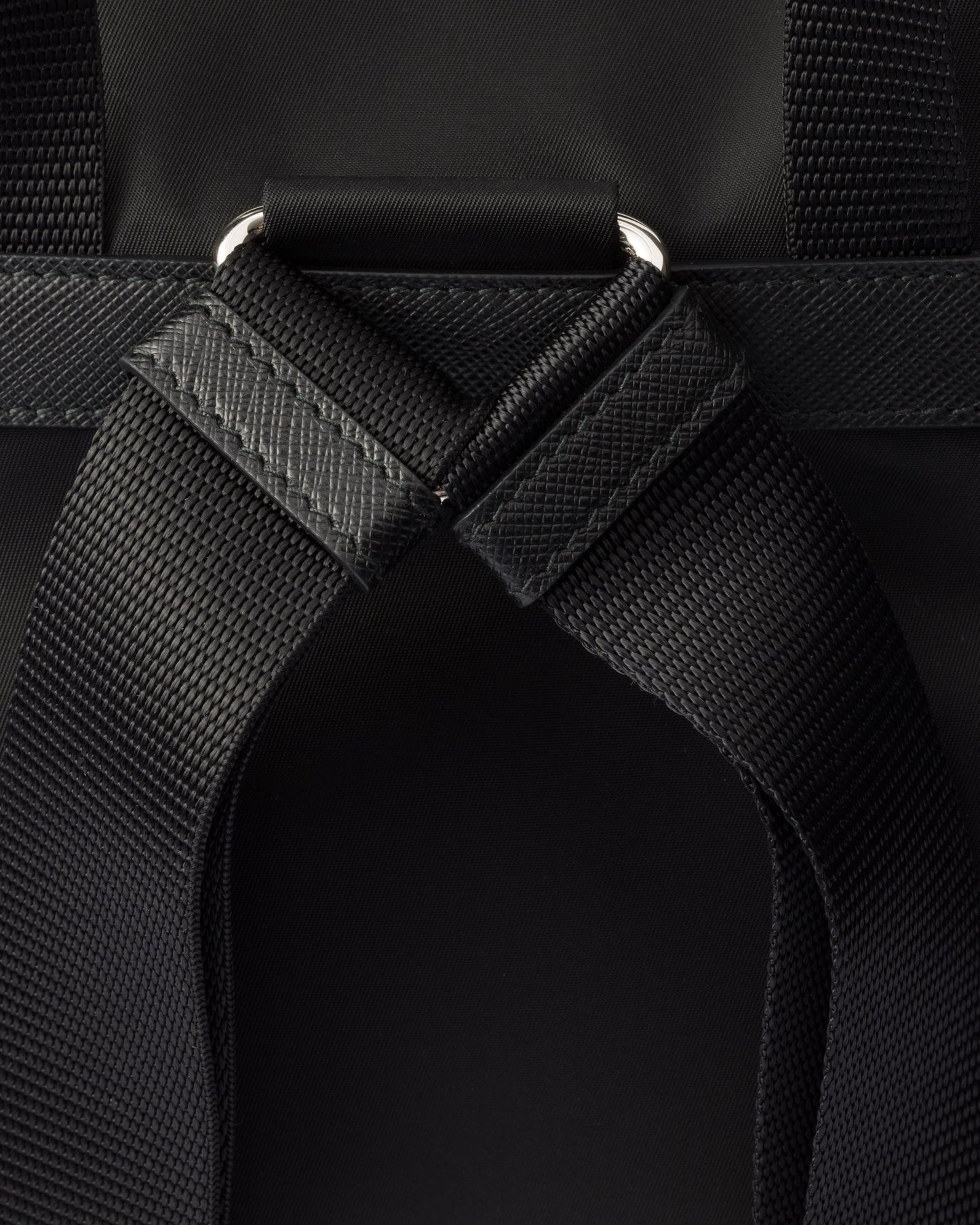 Medium Re-Nylon backpack with pouch