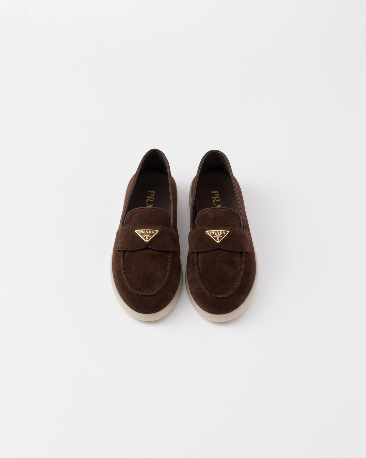 Suede leather loafers
