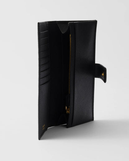 Large Saffiano leather wallet