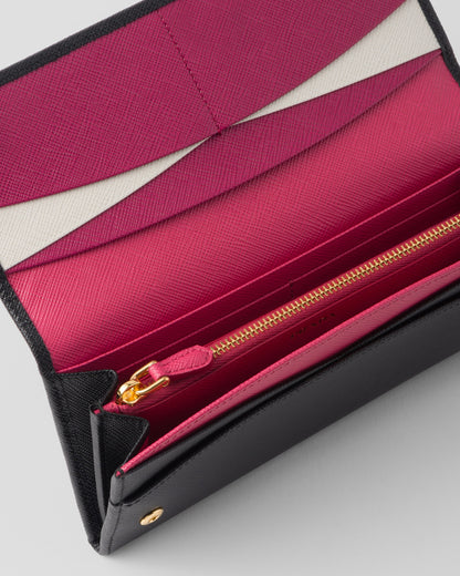 Large Saffiano Leather Wallet