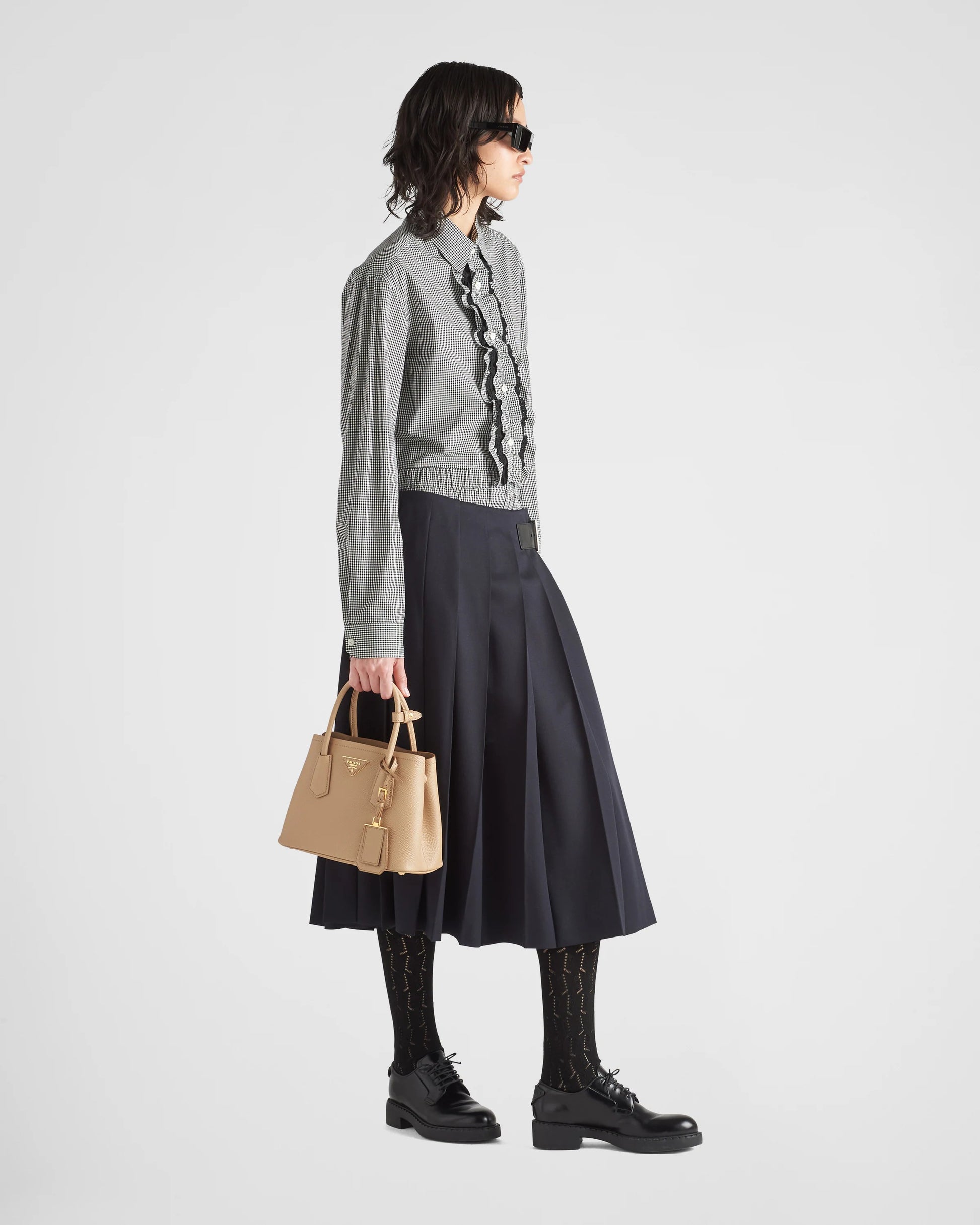 Prada Double small Saffiano leather bag