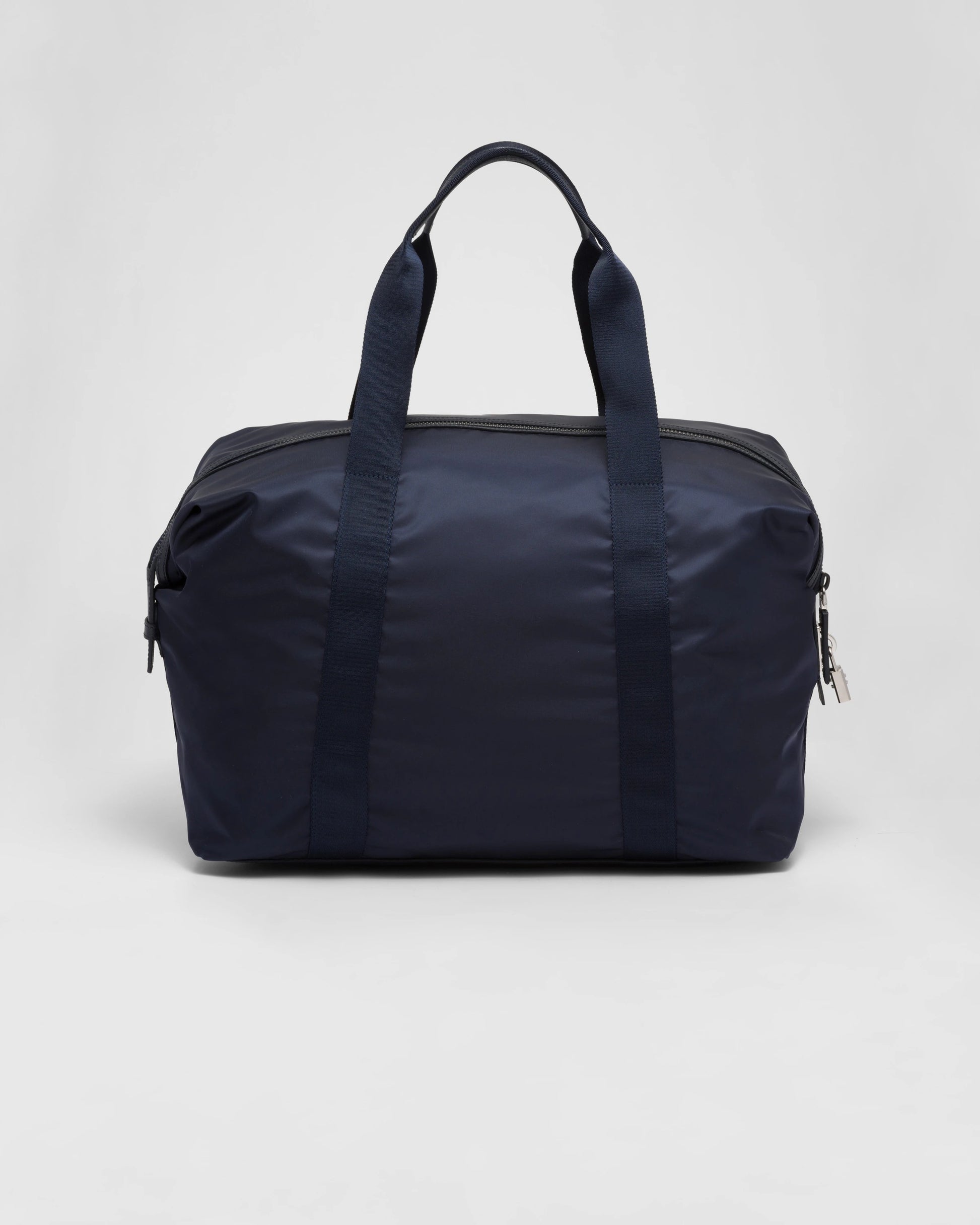 Re-Nylon and Saffiano leather duffle bag