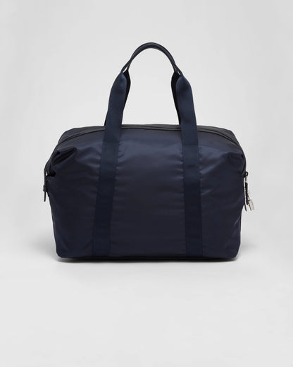 Re-Nylon and Saffiano leather duffle bag