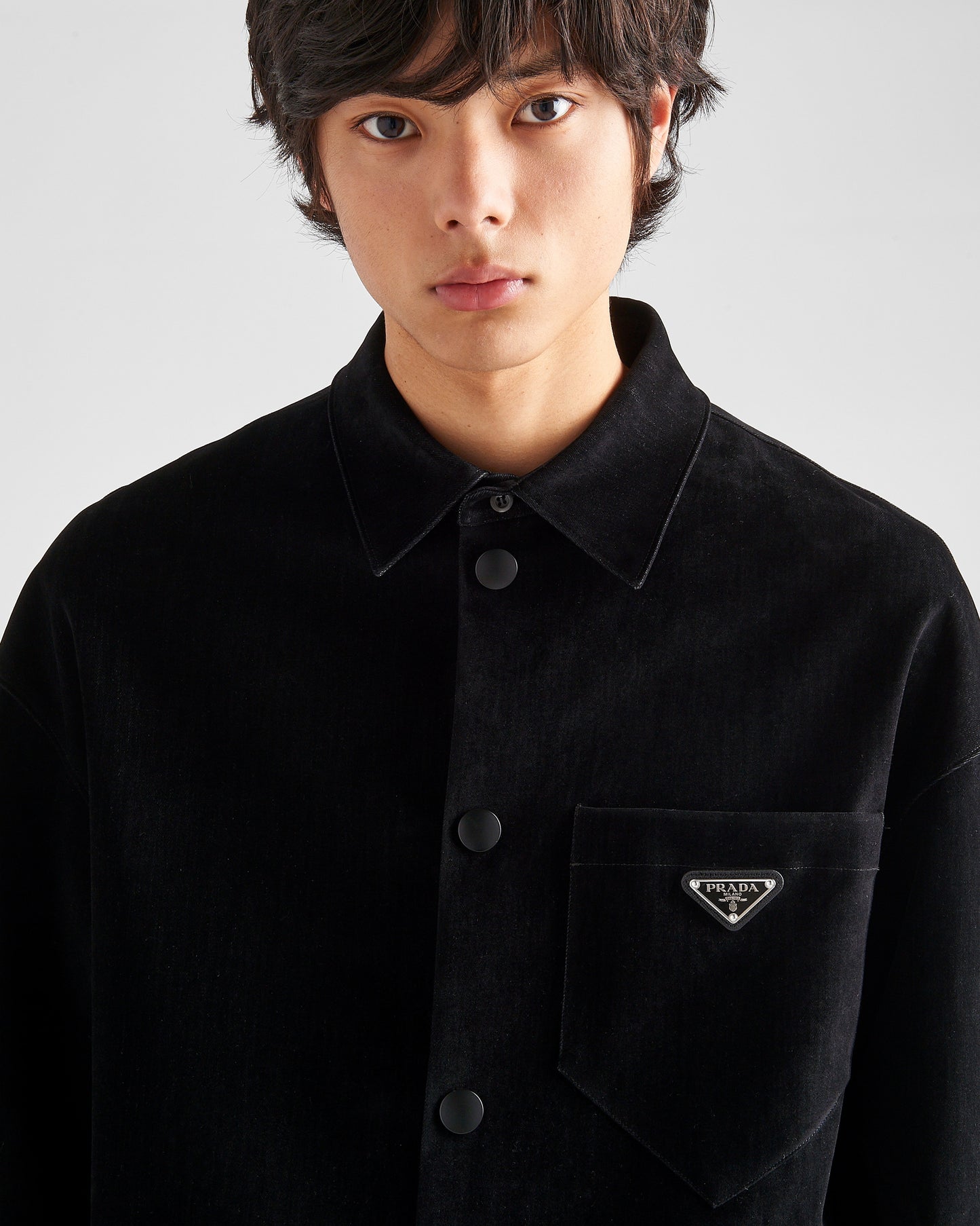 Stretch cotton shirt