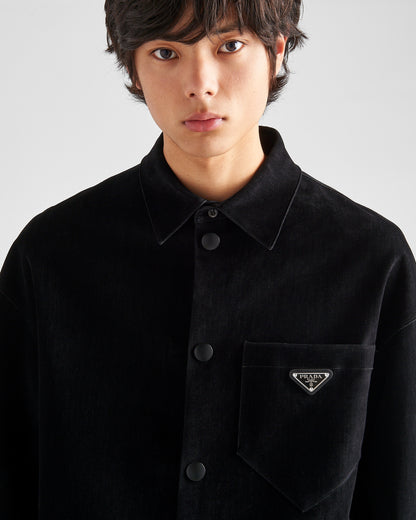 Stretch cotton shirt