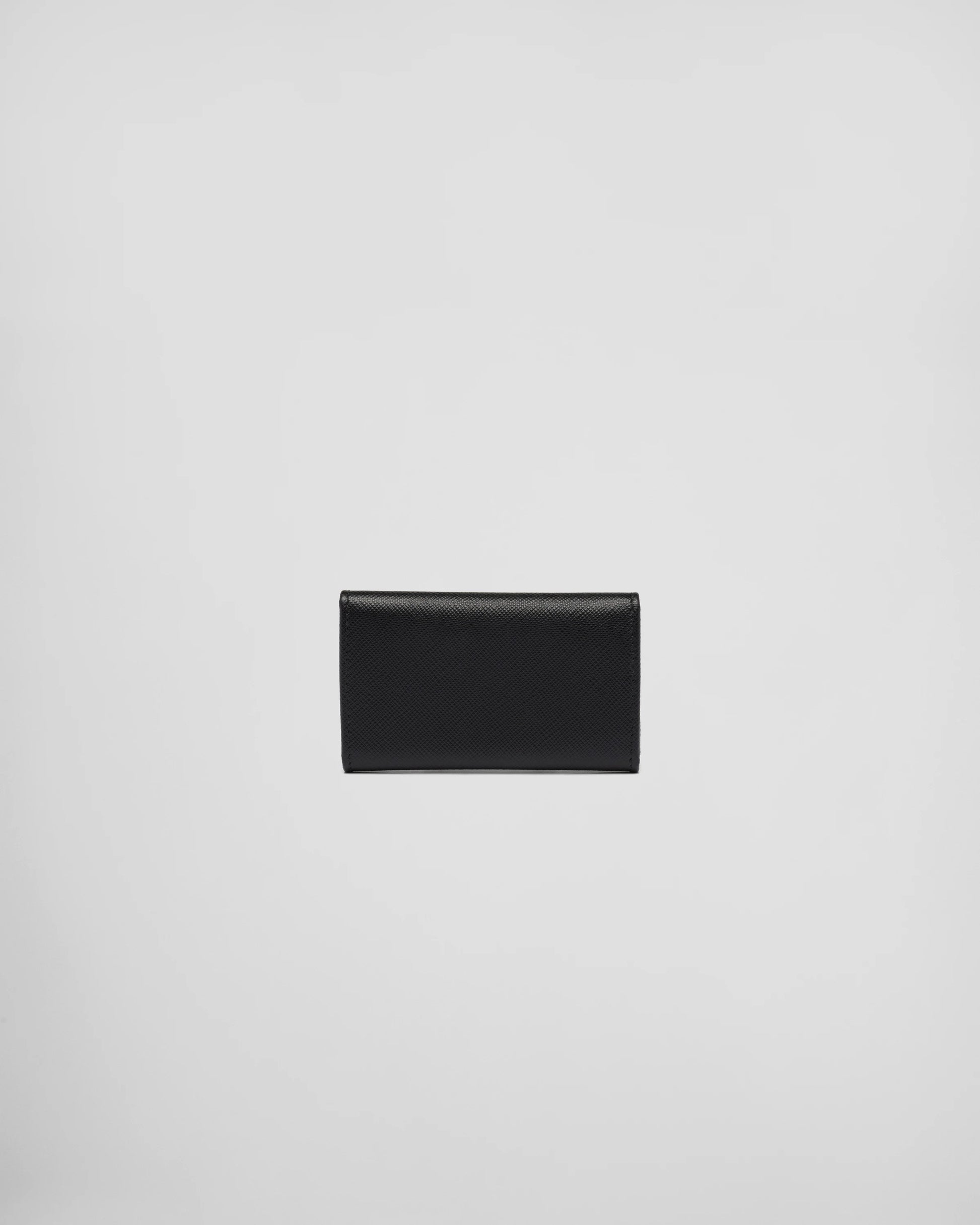 Saffiano leather keychain