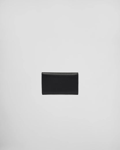 Saffiano leather keychain