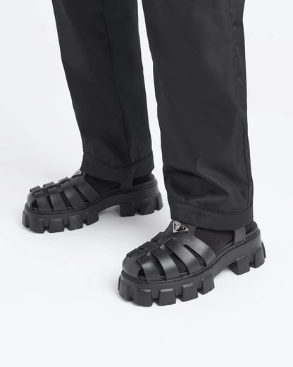 Monolith rubber sandals